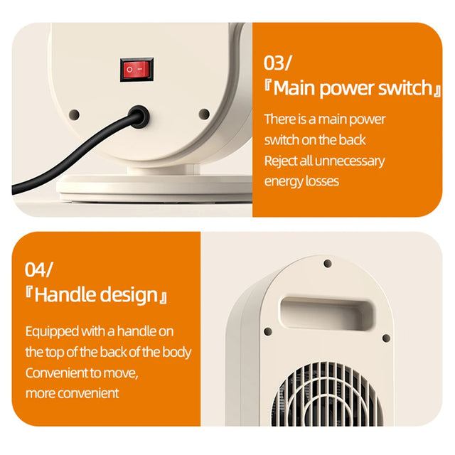 Portable Electric Space Heater 1200W